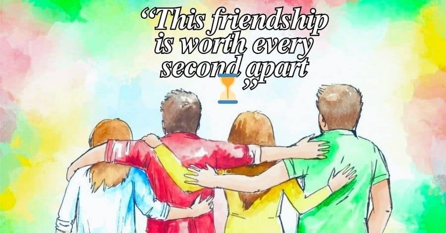 When You Meet Your Friend After a Long Time Caption Instagram 🌈